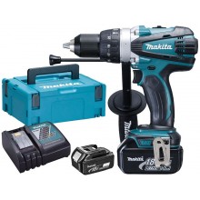 Makita DHP458RTJ Aku príklepový skrutkovač Li-ion, LXT ( 2x5,0 Ah/18V) Makpac