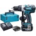 Makita DHP458RTJ Aku príklepový skrutkovač Li-ion, LXT ( 2x5,0 Ah/18V) Makpac