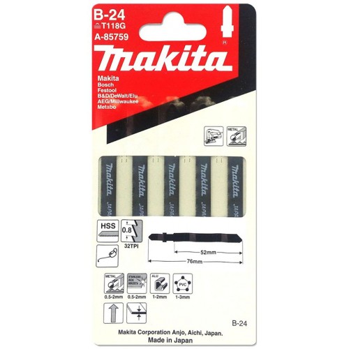 Makita A-85759 Pílové plátky č. B-24 50mm 5ks/bal