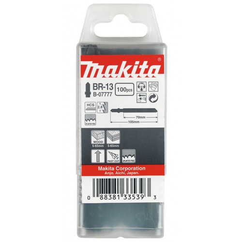 Makita B-07777 Pílové plátky na drevo č. BR-13 100ks/bal