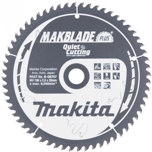 Makita B-08757 pílový kotúč 190x20mm 60Z