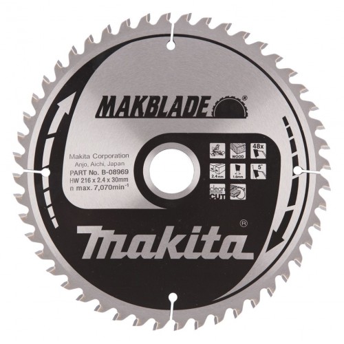 Makita B-32764 Pílový kotúč 216 x 30mm, 48Z