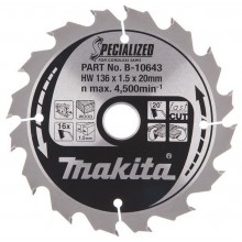 Makita B-10643 Pílový kotúč 136x20mm 16Z