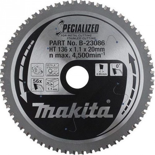 Makita B-23363 pílový kotúč na kov 185x30mm 56Z