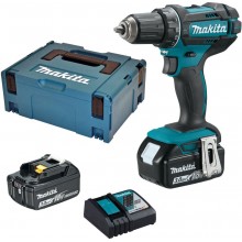 BAZÁR Makita DDF482RFJ Aku vŕtací skrutkovač Li-ion (2x3,0Ah/18V) Makpac 2 PO SERVISE!!