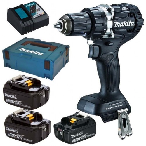 BAZÁR Makita DDF484BJX1 Aku vŕtací skrutkovač (18V/2x5.0Ah+1x3.0Ah), Makpac 2