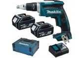 MAKITA DFS452RTJ Aku skrutkovač Li-ion LXT (2x 5,0Ah/18V), Makpac
