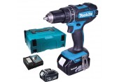 Makita DHP482RTJ Aku príklepový skrutkovač Li-ion (2x5,0Ah/18V) Makpac 2
