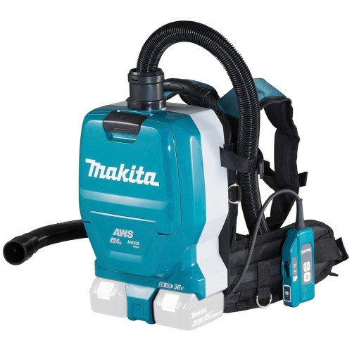 Makita DVC265ZXU Aku chrbtový vysávač s AWS Li-ion LXT 2x18V, bez aku Z