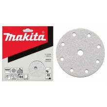 Makita P-37895 Brúsny papier na suchý zips 150 mm, 8+1 otvorov Z180, 10ks