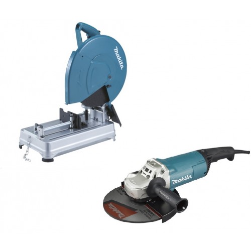 Makita S17E4-P2 Set Rozbrusovacia píla 2000 W 2414EN + Uhlová brúska 230mm 2200W GA9060R