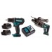 Makita Aku Set DDF482RAE + DHR241Z + 2xAku BL1820B +nabíjačka DC18RC, S17E4-P4