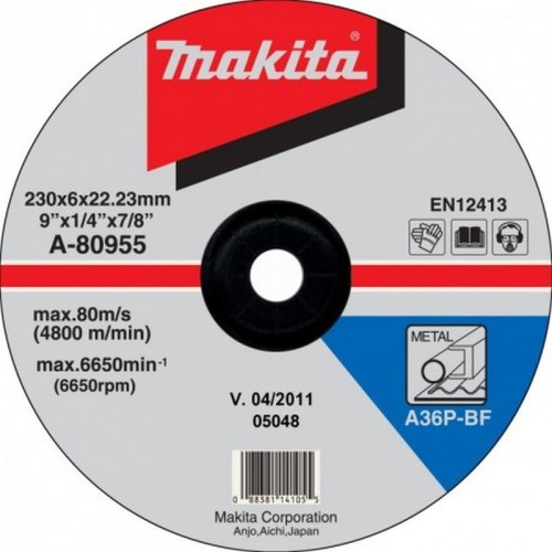 Makita A-80955 brúsny kotúč 230x6x22mm oceľ