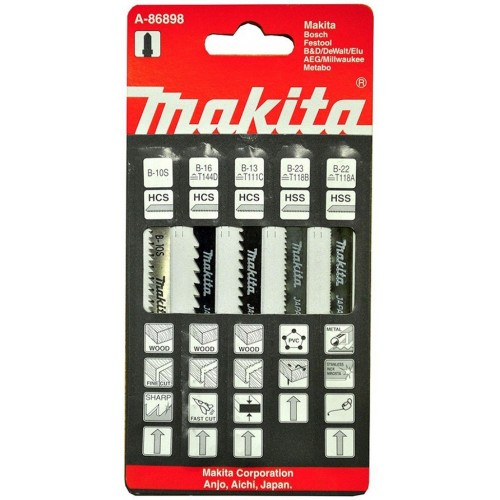 Makita A-86898 sada pílok č.b-13,16,22,23,10S (5ks)