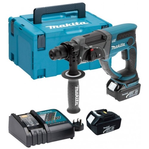 Makita DHR202RTJ Aku kombinované kladivo Li-ion LXT (2x5,0Ah/18V) Makpac Makita DHR202RTJ Aku kombinované kladivo Li-ion LXT (2x5,0Ah/18V) Makpac