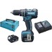 Makita Aku príklepový skrutkovač Li-ion 14,4V / 5,0Ah, systainer DHP470RTJ