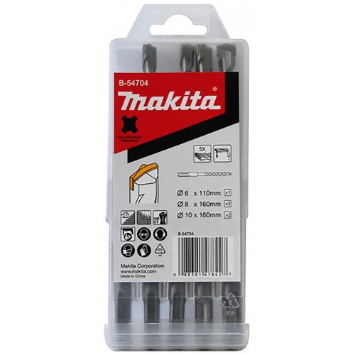 Makita B-54704 SDS-Plus sada vrtákov 6;8;10mm, 5ks