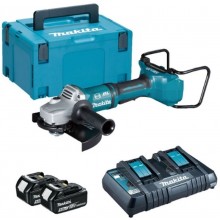 Makita DGA900PT2 Aku uhlová brúska 230mm, Li-ion 2x18V/5,0Ah