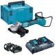 Makita DGA900PT2 Aku uhlová brúska 230mm,Li-ion (2x18V/5,0Ah)