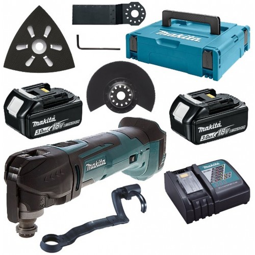 Makita DTM51RFJX1 Aku MultiTool s príslušenstvom Li-ion (18V / 2 x 3,0Ah) Makpac Makita DTM51RFJX1 Aku MultiTool s príslušenstvom Li-ion (18V / 2 x 3,0Ah) Makpac