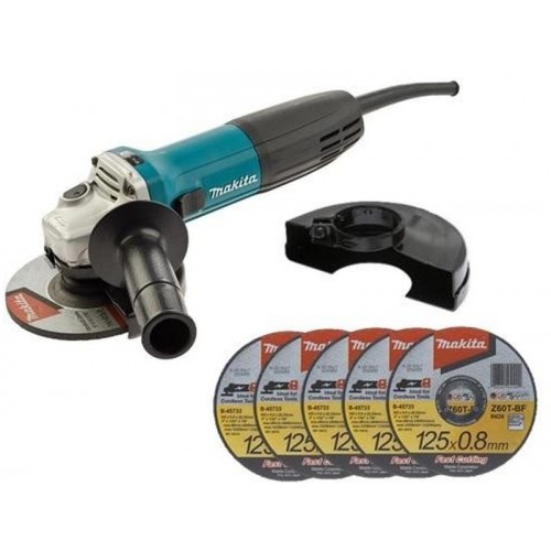 Makita GA5030RX1 Uhlová brúska s príslušenstvom 125mm, 720W