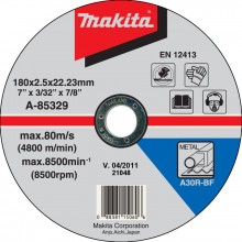 Makita A-85329 rezný kotúč 180x2,5x22mm oceľ