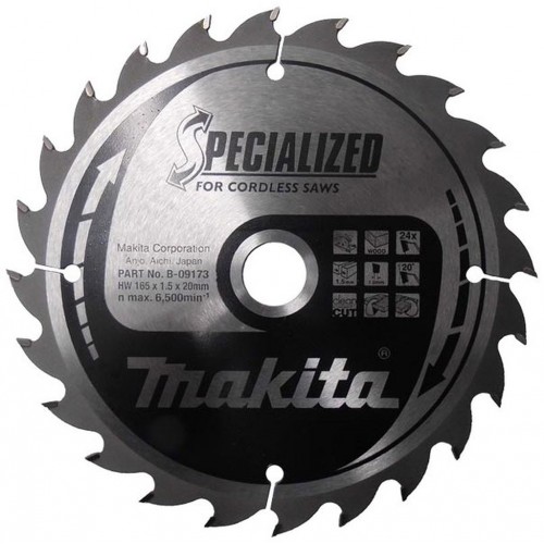 Makita B-09173 pílový kotúč 165x20mm, 24T