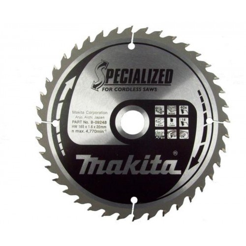 Makita B-32960 pílový kotúč 165x20mm 40 Z =old B-09248