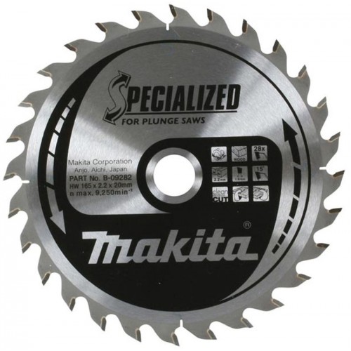 Makita B-33015 pílový kotúč 165x20mm 48T=old B-09298