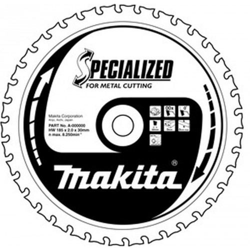 Makita pílový kotúč na nerez 185x30mm 64Z B-31669