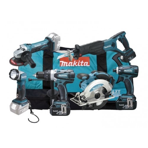 Makita DLX601 Aku sada 5 strojov Li-ion + BML802 18V