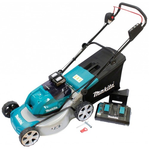 BAZÁR Makita DLM460PT2 Akumulátorová kosačka, 46cm, Li-ion LXT 2x18V / 5,0Ah PO SERVISE!!