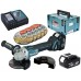 Makita DGA504RTJ1Aku uhlová brúska 125mm, Li-ion 18V/5,0Ah, systainer