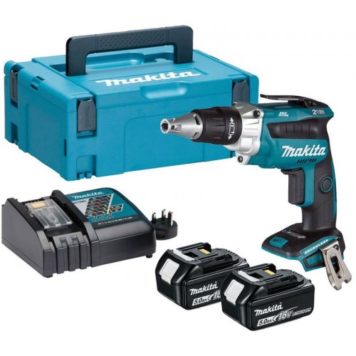 Makita DFS250RTJ Aku skrutkovač Li-ion 18V / 2x5,0Ah, Makpac