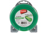 Makita E-02705 Struna nylonová 2,0mm, 15m, zelenočierna, guľatá old 369224690