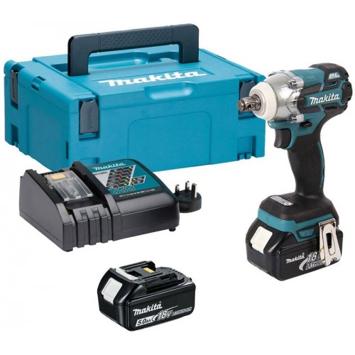 Makita DTW285RTJ Aku rázový uťahovák Li-ion Li-ion (2x5,0Ah/18V) Makpac