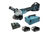 Makita DGA504RTJ Aku uhlová brúska 125mm, Li-ion 125mm, Li-ion (2x5,0Ah/18V) Makpac 2
