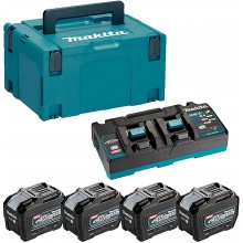 Makita sada Li-ion XGT 40V 4xBL4080F+DC40RB+Makpac 1910A8-3