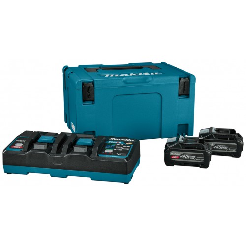 Makita 1911D8-0 Sada Li-ion XGT 40V 2xBL4040F+DC40RB+Makpac Makita 1911D8-0 Sada Li-ion XGT 40V 2xBL4040F+DC40RB+Makpac