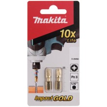 Makita B-28466 Impact Gold torzný bit PZ3, 25mm, 2 ks/bal