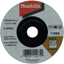Makita A-80852 brúsny kotúč 100x6x16 nerez