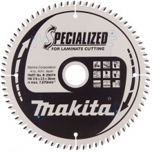 Makita B-29474 Pilový kotouč na lamino 216x30mm 72T