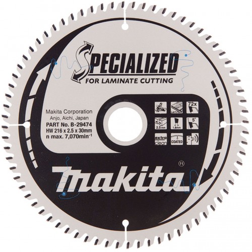 Makita B-29474 Pilový kotouč na lamino 216x30mm 72T