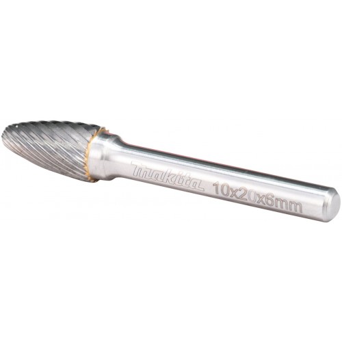 Makita B-52772 brúsne frézy 10x20x6 kužeľ kov, nerez Makita B-52772 brúsne frézy 10x20x6 kužeľ kov, nerez