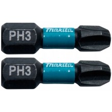 Makita B-63622 Torzná bit 1/4" Impact Black PH3, 25mm/2ks