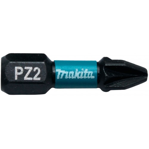 Makita B-63644 Torzný bit 1/4" Impact Black PZ2, 25mm 2 ks