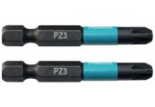 Makita B-63769 Torzná bit 1/4" Impact Black PZ3, 50mm/2ks