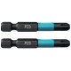 Makita B-63769 Torzná bit 1/4" Impact Black PZ3, 50mm/2ks