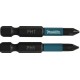 Makita B-63719 Torzná bit 1/4" Impact Black PH1, 50mm/2 ks