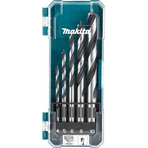 Makita D-72861 Sada vrtákov do dreva 4-10 mm, 5 ks